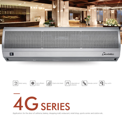 Αεροκουρτίνα Theodoor 4G Series από ανοξείδωτο χάλυβα 90-180cm με τηλεχειριστήριο