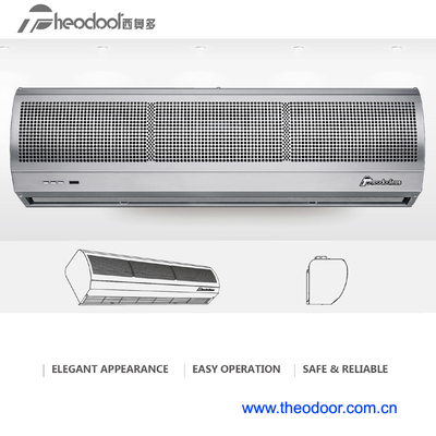 Αεροκουρτίνα Theodoor 4G Series από ανοξείδωτο χάλυβα 90-180cm με τηλεχειριστήριο
