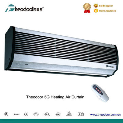 2025Theodoor 5G Silver Series Door Air Screen Κεραμίδα θερμού αέρα με θερμαντικά στοιχεία PTC